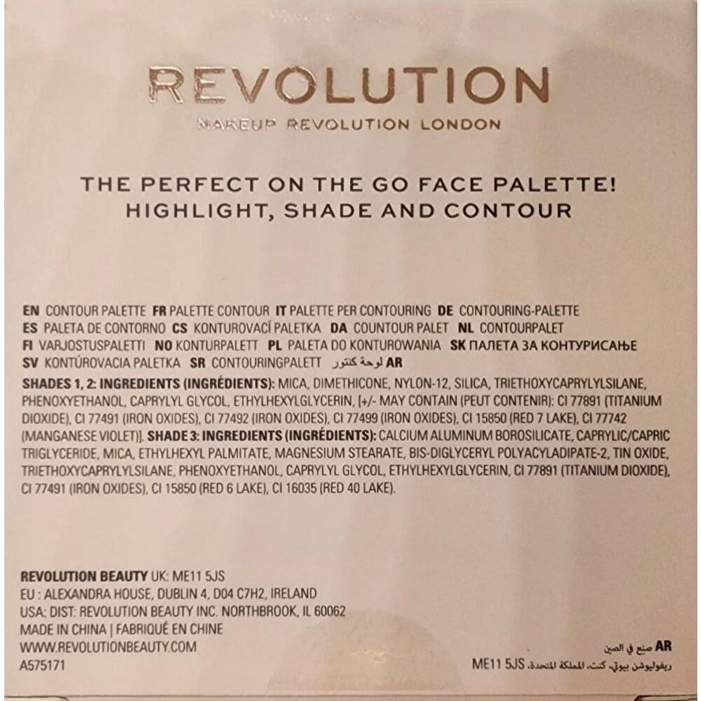 Revolution Contour Face Powder Contour Compact Deep - Picture 7 of 7